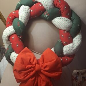 Vintage Braided Christmas Wreath